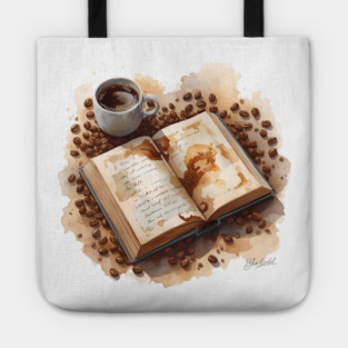 Daily Dose Coffee & Literature books Tote