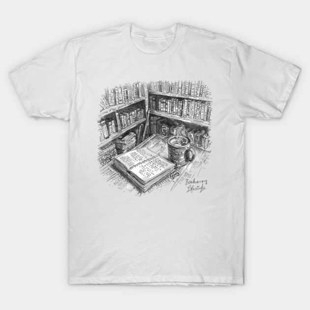 Journaling With My Mocha T-Shirt by SR8891