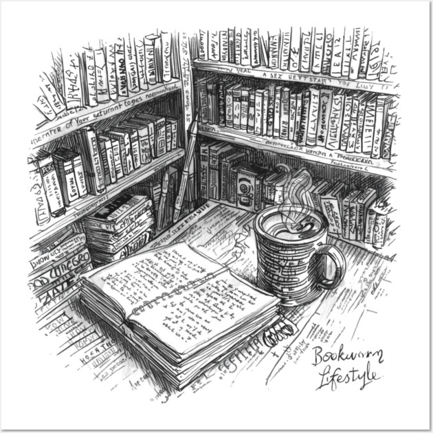 Journaling With My Mocha Wall Art by SR8891