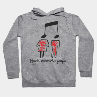 Music Connects People Sound Therapy Hoodie