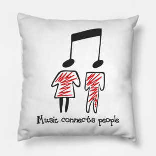Music Connects People Sound Therapy Pillow