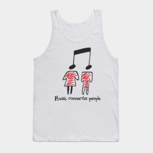 Music Connects People Sound Therapy Tank Top