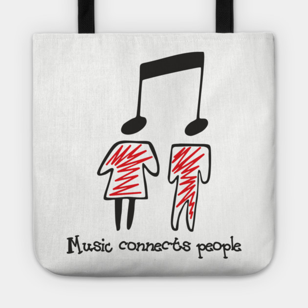 Music Connects People Sound Therapy Tote by Anticorporati