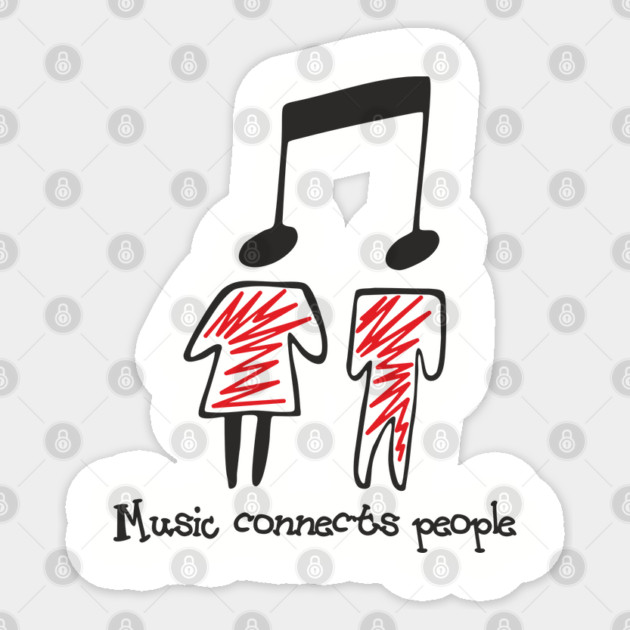 Music Connects People Sound Therapy Sticker by Anticorporati