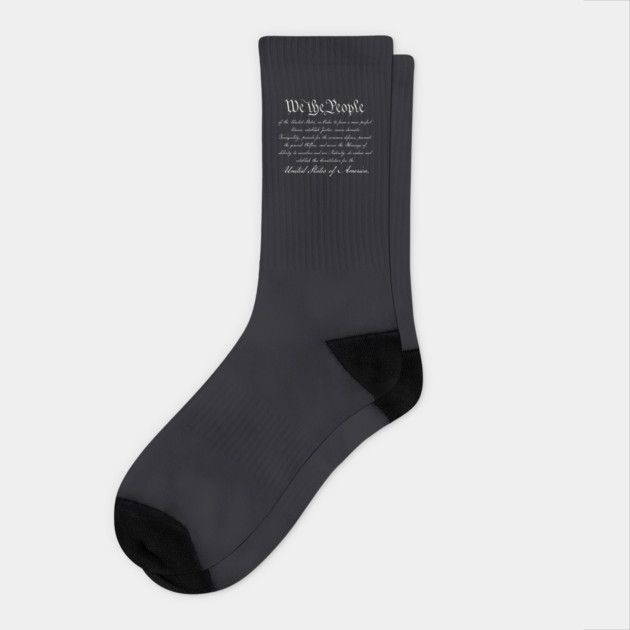 Preamble to the United States Constitution Socks by Charles's Store 8