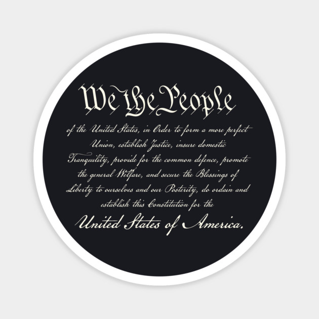 Preamble to the United States Constitution Magnet by Charles's Store 8