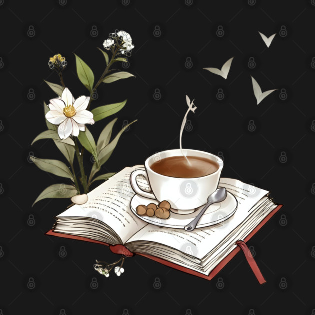 Bookish Life Coffee Vibes book by SR8891