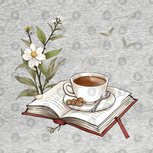Bookish Life Coffee Vibes book by SR8891
