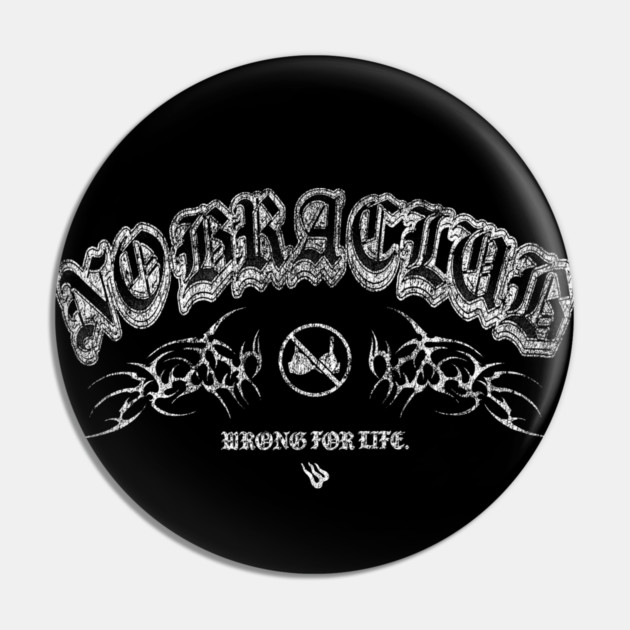 No Bra Club Pin by Wrongteeshirt