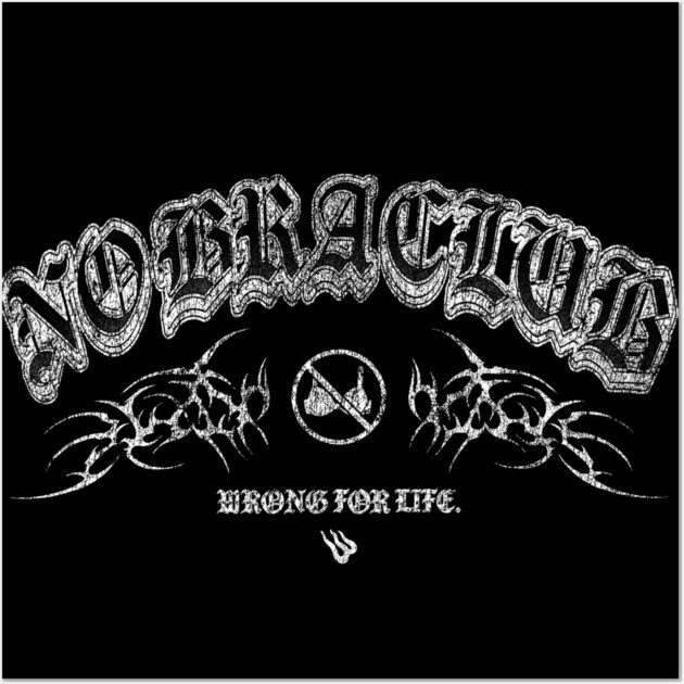 No Bra Club Wall Art by Wrongteeshirt