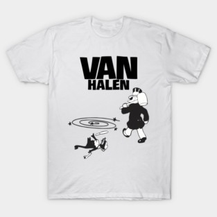 Logo Rock Van Halen Band 80s Tour Vintage Album T-Shirt