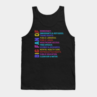 Big-Fan-Of-Human-Rights Tank Top