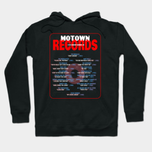 Motown Records Discography Series 3 - Motown Artists & Greatest Hits 1960 - 1970 Hoodie