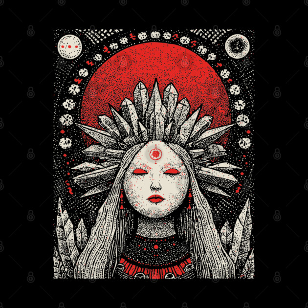 Celestial Crystalline Goddess - Amethyst by TuncGK