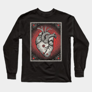 Cosmic Pulse Anatomical Heart Long Sleeve T-Shirt