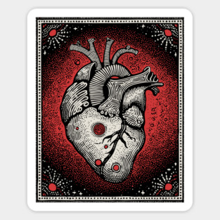 Cosmic Pulse Anatomical Heart Magnet