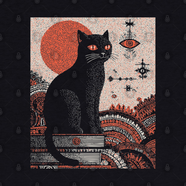 Arcane Guardian Black Cat by TuncGK