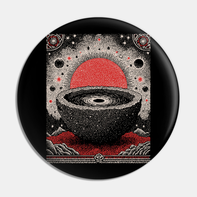 Cosmic Scrying Bowl Pin by TuncGK