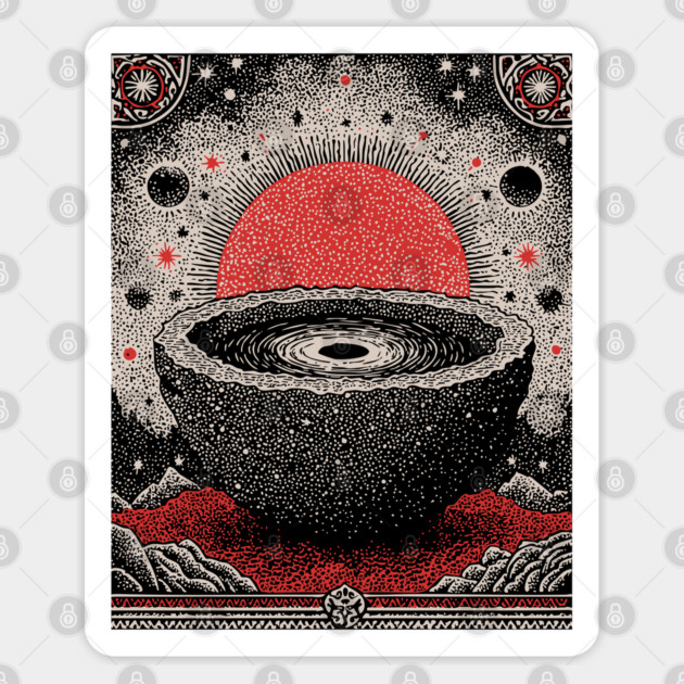 Cosmic Scrying Bowl Sticker by TuncGK