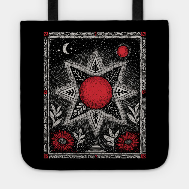 Elven Star of the Fae Tote by TuncGK
