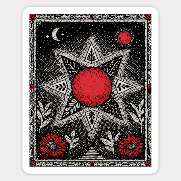 Elven Star of the Fae Magnet by TuncGK