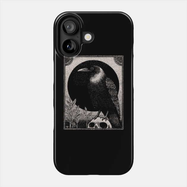 Omen of the Raven Phone Case by TuncGK