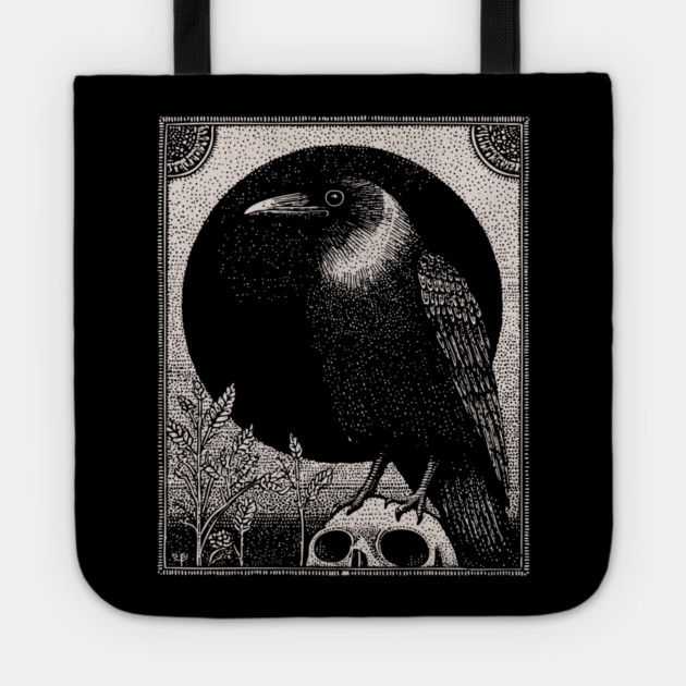 Omen of the Raven Tote by TuncGK