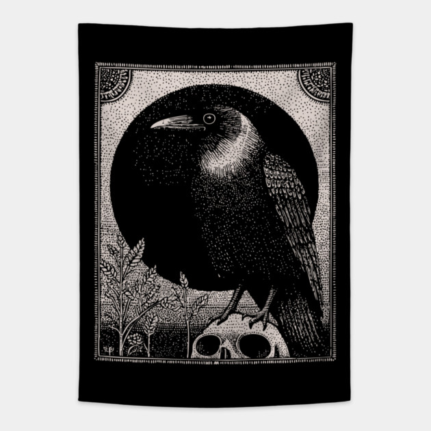 Omen of the Raven Tapestry by TuncGK