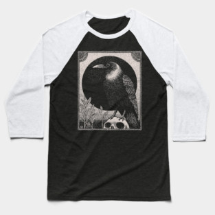 Omen of the Raven Baseball T-Shirt