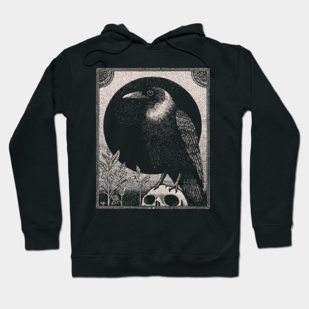 Omen of the Raven Hoodie by TuncGK