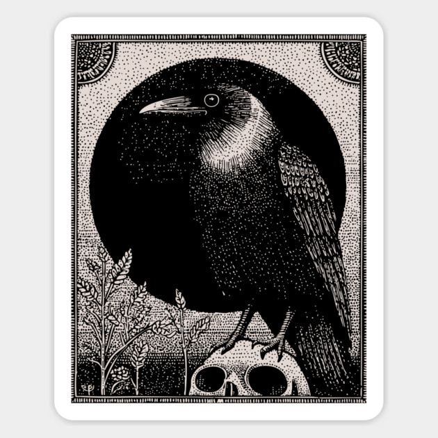 Omen of the Raven Magnet by TuncGK