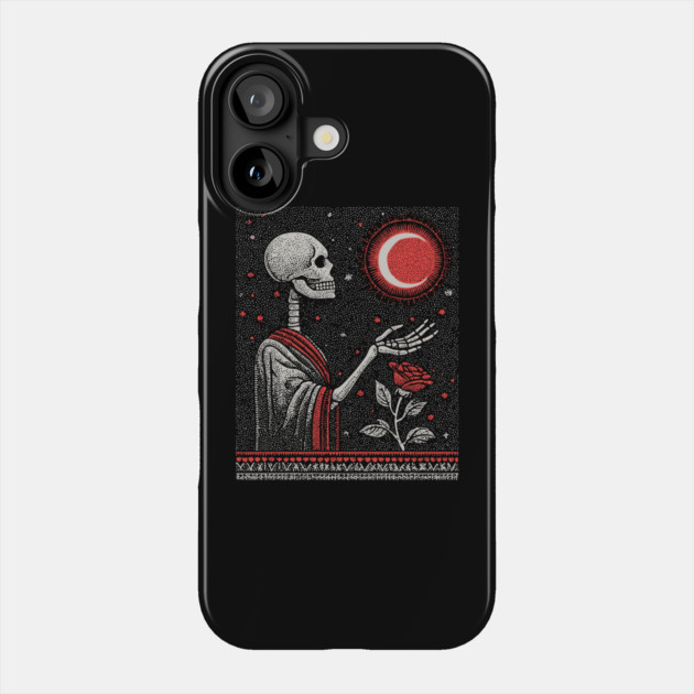 The Last Bloom Skeleton Phone Case by TuncGK