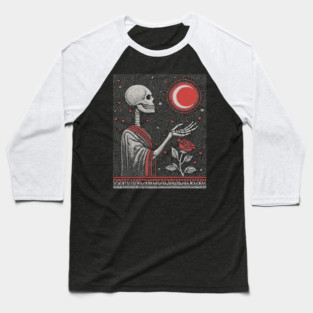 The Last Bloom Skeleton Baseball T-Shirt