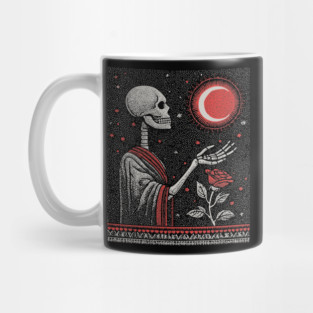 The Last Bloom Skeleton Mug