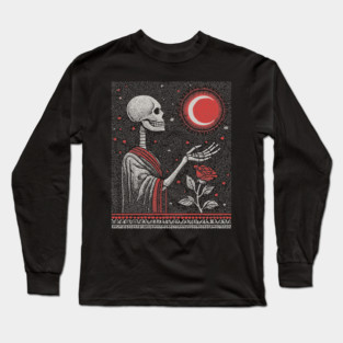 The Last Bloom Skeleton Long Sleeve T-Shirt