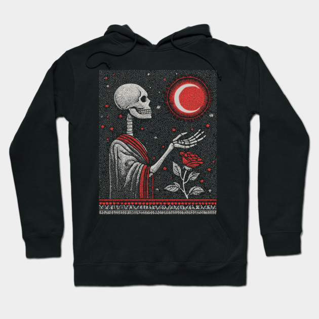 The Last Bloom Skeleton Hoodie by TuncGK