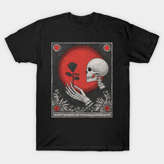 Eternal Offering Skeleton T-Shirt by TuncGK