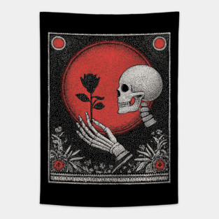 Eternal Offering Skeleton Tapestry