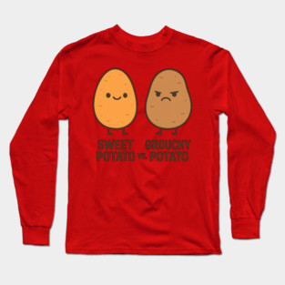 Funny-Sweet-Potato Long Sleeve T-Shirt