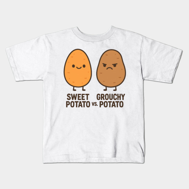 Funny-Sweet-Potato Kids T-Shirt by ArtistTee ⭐⭐⭐⭐⭐