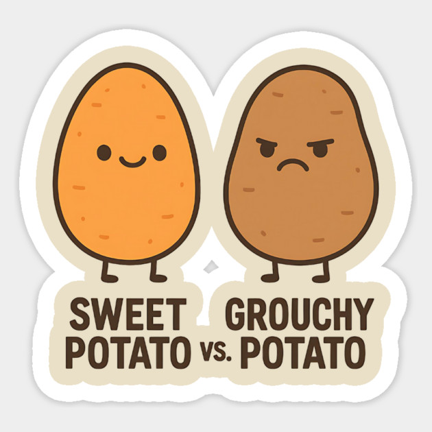Funny-Sweet-Potato Sticker by ArtistTee ⭐⭐⭐⭐⭐