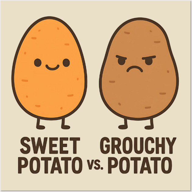 Funny-Sweet-Potato Wall Art by ArtistTee ⭐⭐⭐⭐⭐