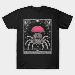 Gothic Spider - Mystical Weaver of Fate T-Shirt