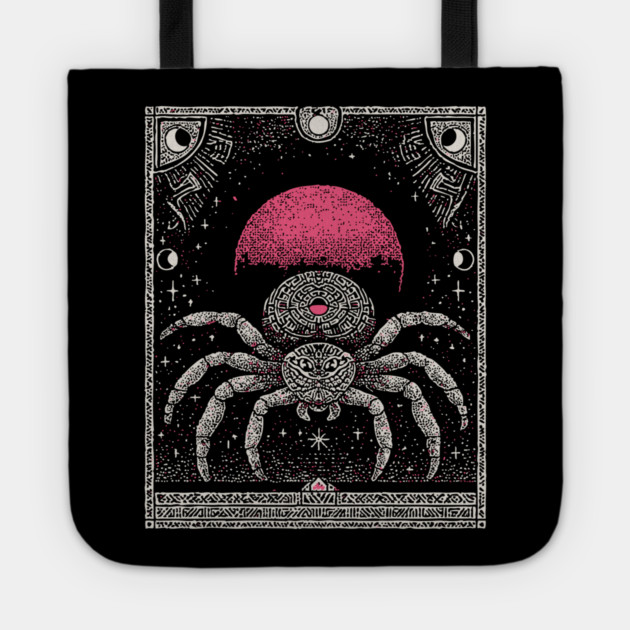 Gothic Spider - Mystical Weaver of Fate Tote by TuncGK