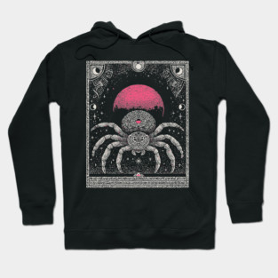 Gothic Spider - Mystical Weaver of Fate Hoodie