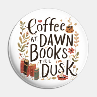 Coffee at Dawn Books Till Dusk Pin