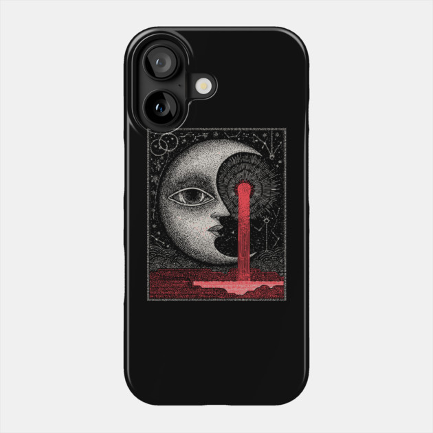 Melancholy of the Weeping Moon Phone Case by TuncGK