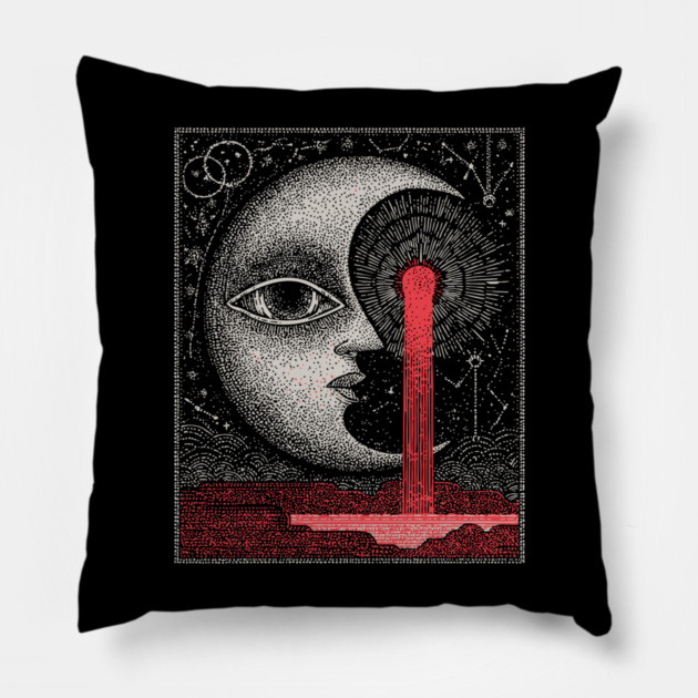 Melancholy of the Weeping Moon Pillow by TuncGK