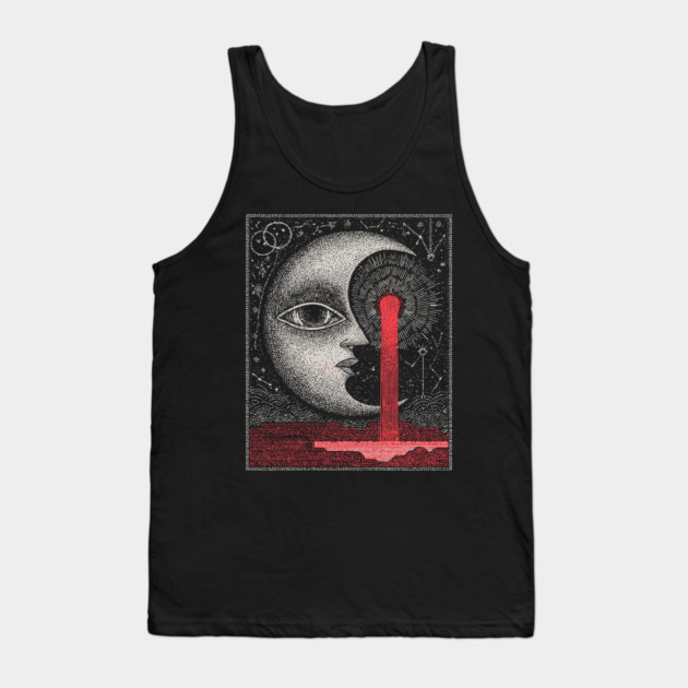 Melancholy of the Weeping Moon Tank Top by TuncGK