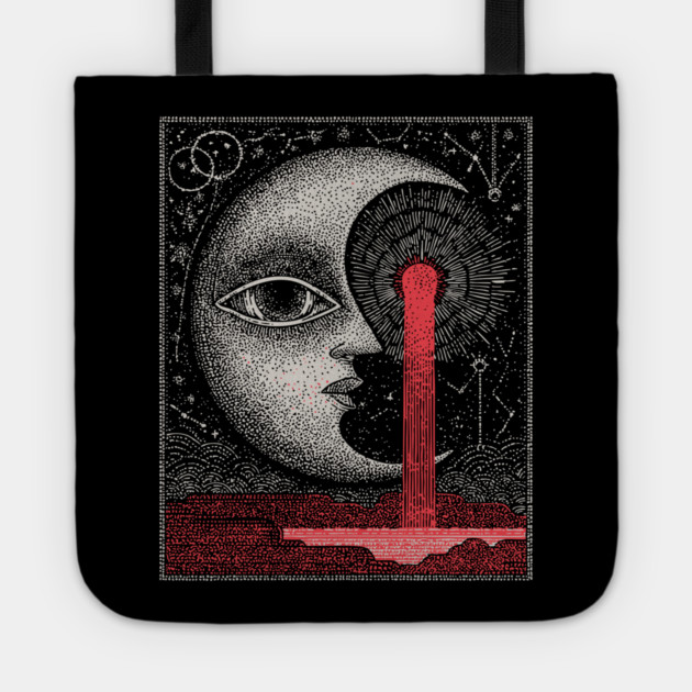Melancholy of the Weeping Moon Tote by TuncGK